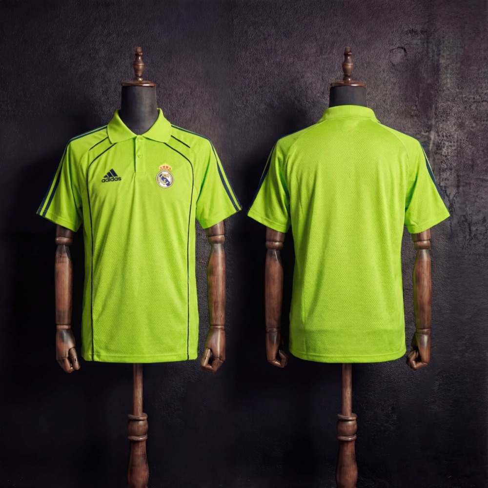 2025/26 Real Madrid Training Green Polo Fan version