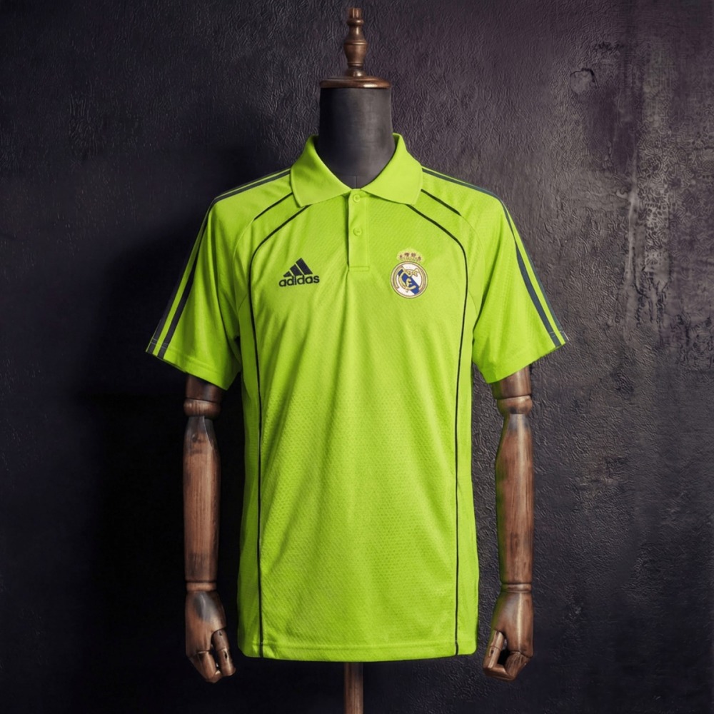 2025/26 Real Madrid Training Green Polo Fan version