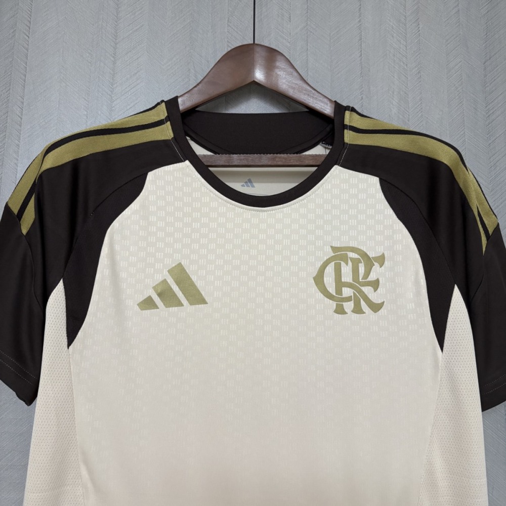 2026/27 Flamengo Training Beige Jersey Fan version