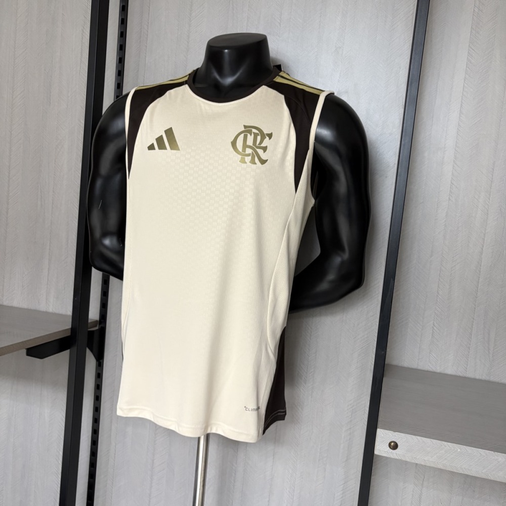 2026/27 Flamengo Training Beige Jersey Fan version