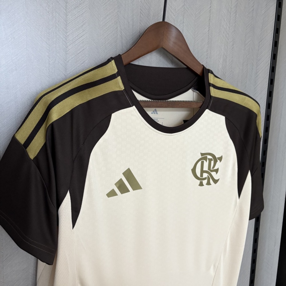 2026/27 Flamengo Training Beige Jersey Fan version