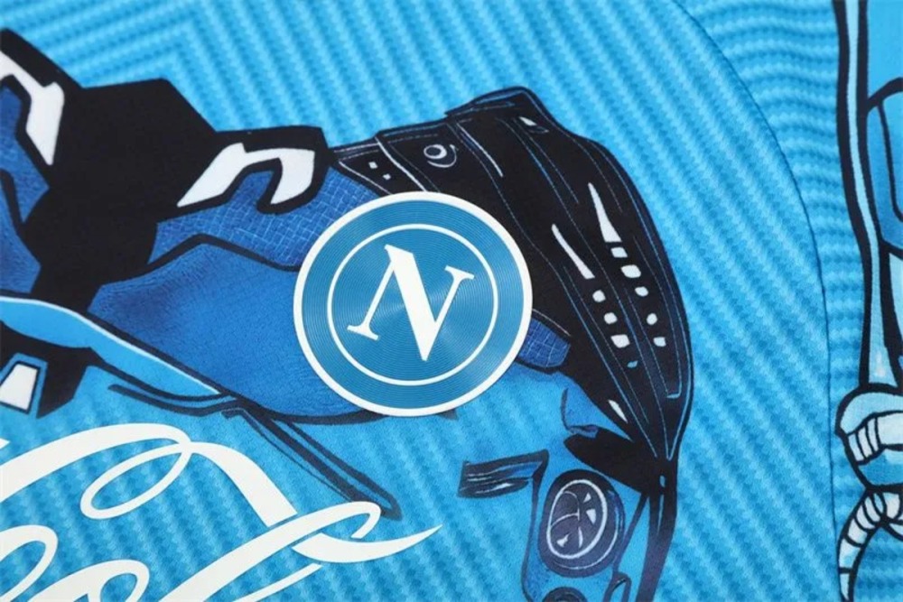2025/26 Napoli Blue Training Set Shirt and Shorts