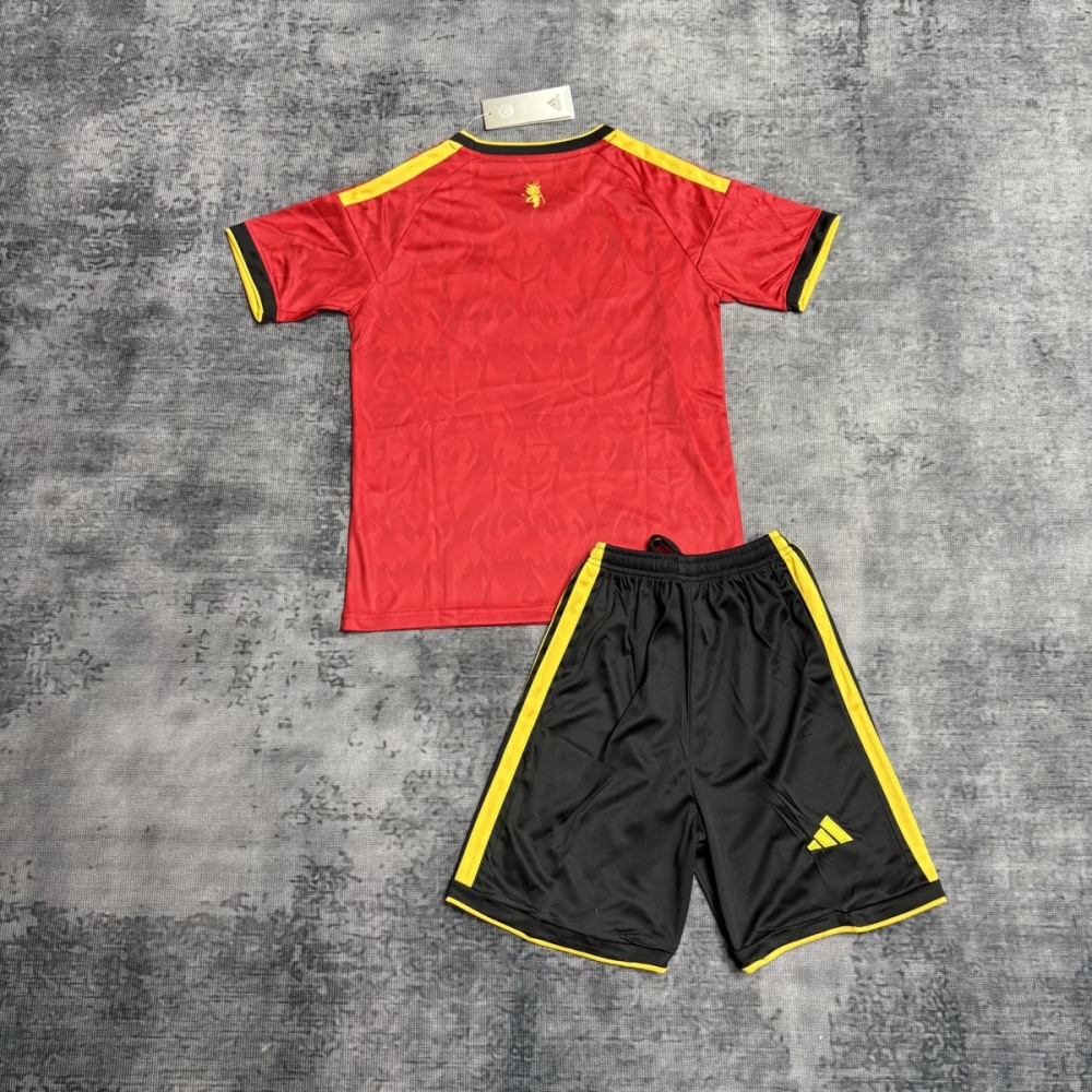 Belgium 2026 World Cup Home Kid Kits Size 16-28