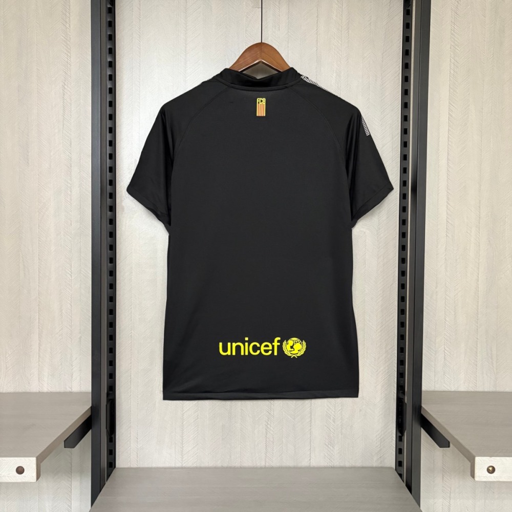Retro Barcelona 11/12 Black Away jersey Fan Version