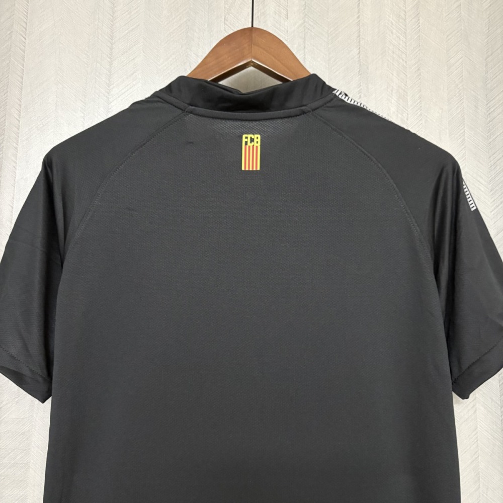 Retro Barcelona 11/12 Black Away jersey Fan Version