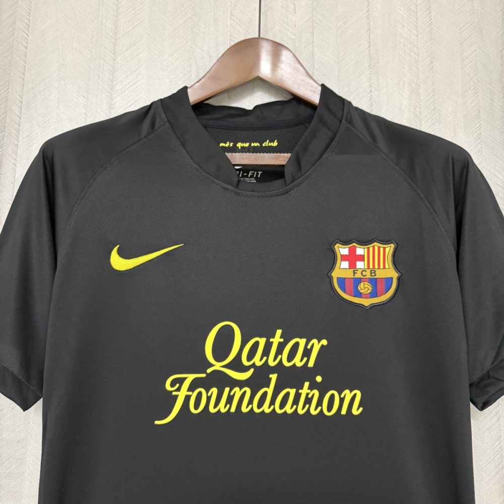 Retro Barcelona 11/12 Black Away jersey Fan Version