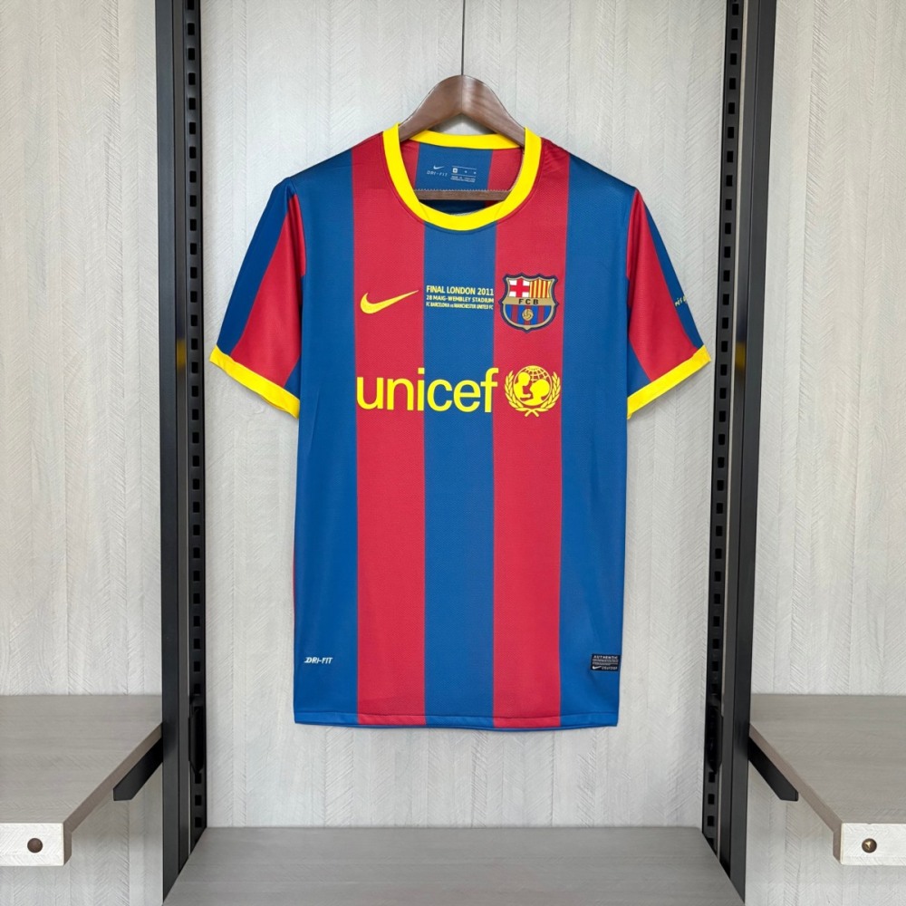 Retro Barcelona 10/11 home jersey Fan Version