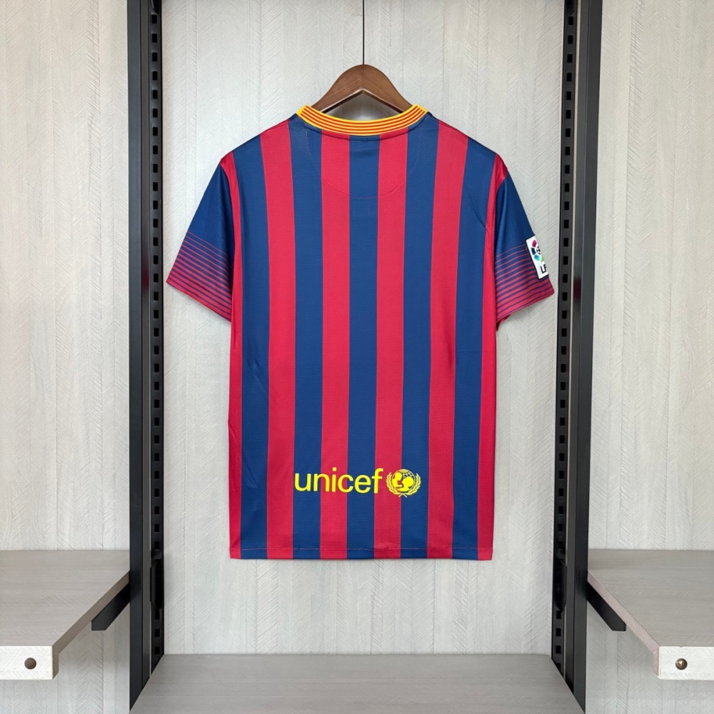 Retro Barcelona 13/14 Home  jersey Fan Version