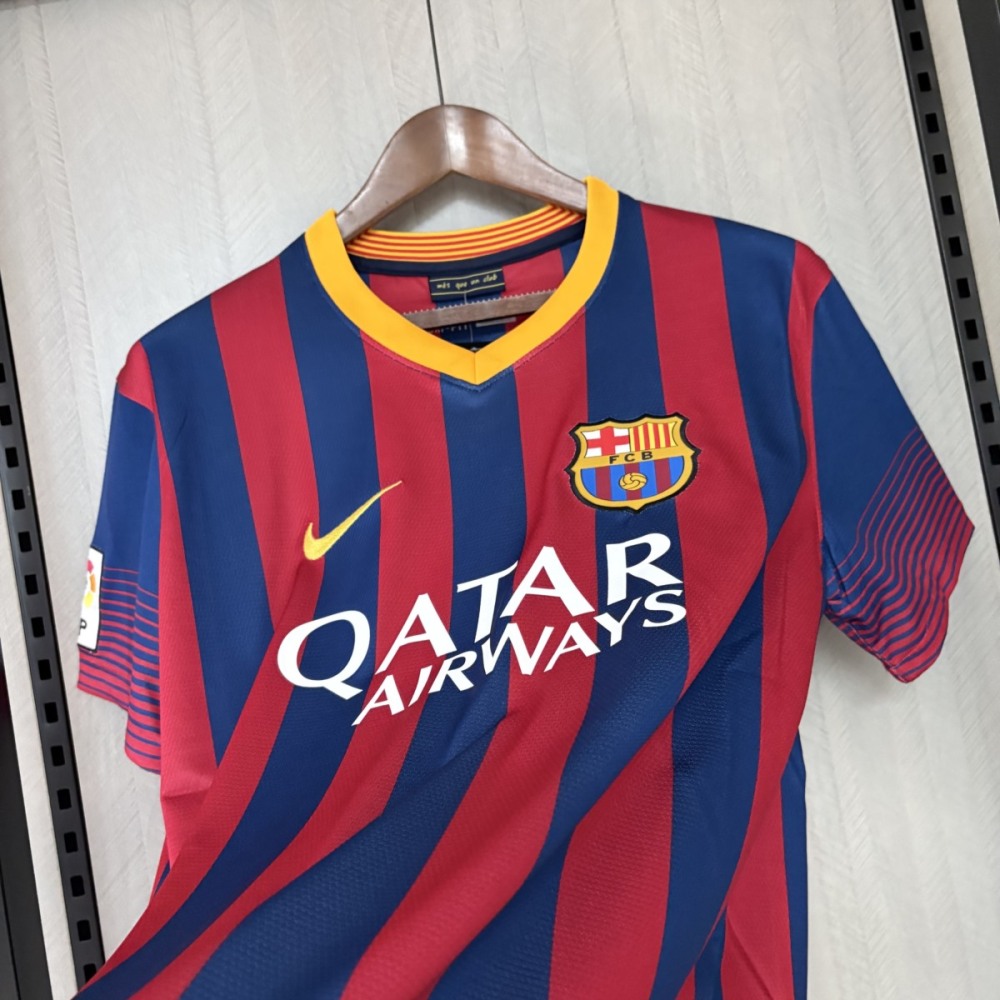 Retro Barcelona 13/14 Home  jersey Fan Version