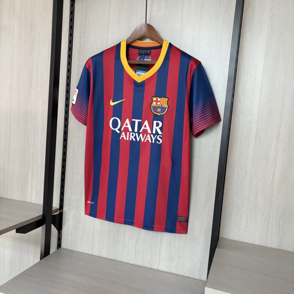 Retro Barcelona 13/14 Home  jersey Fan Version