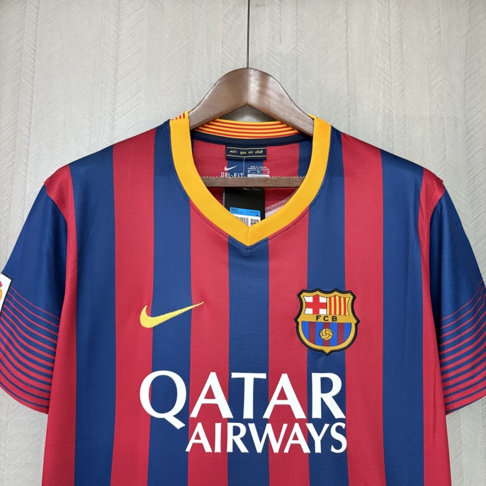 Retro Barcelona 13/14 Home  jersey Fan Version