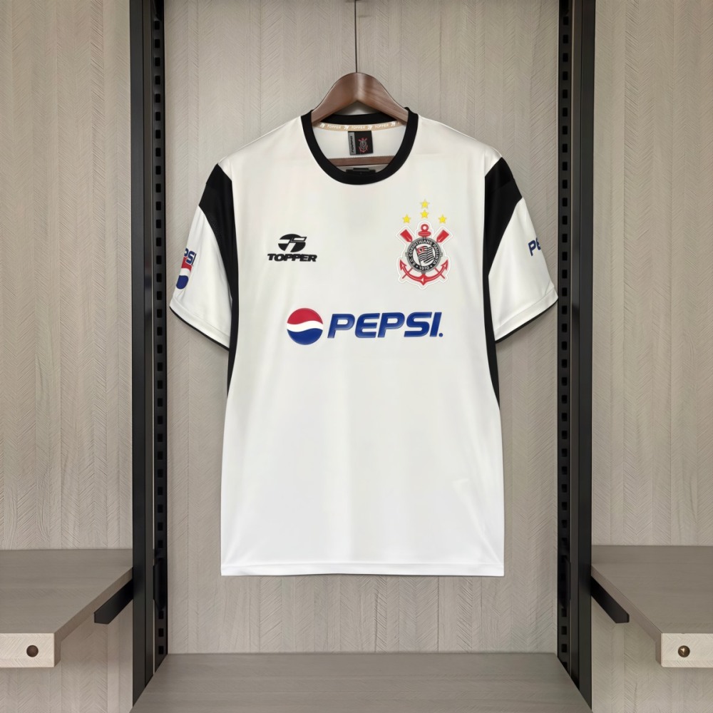 Retro 2003 Corinthians Home Jersey Fan Version
