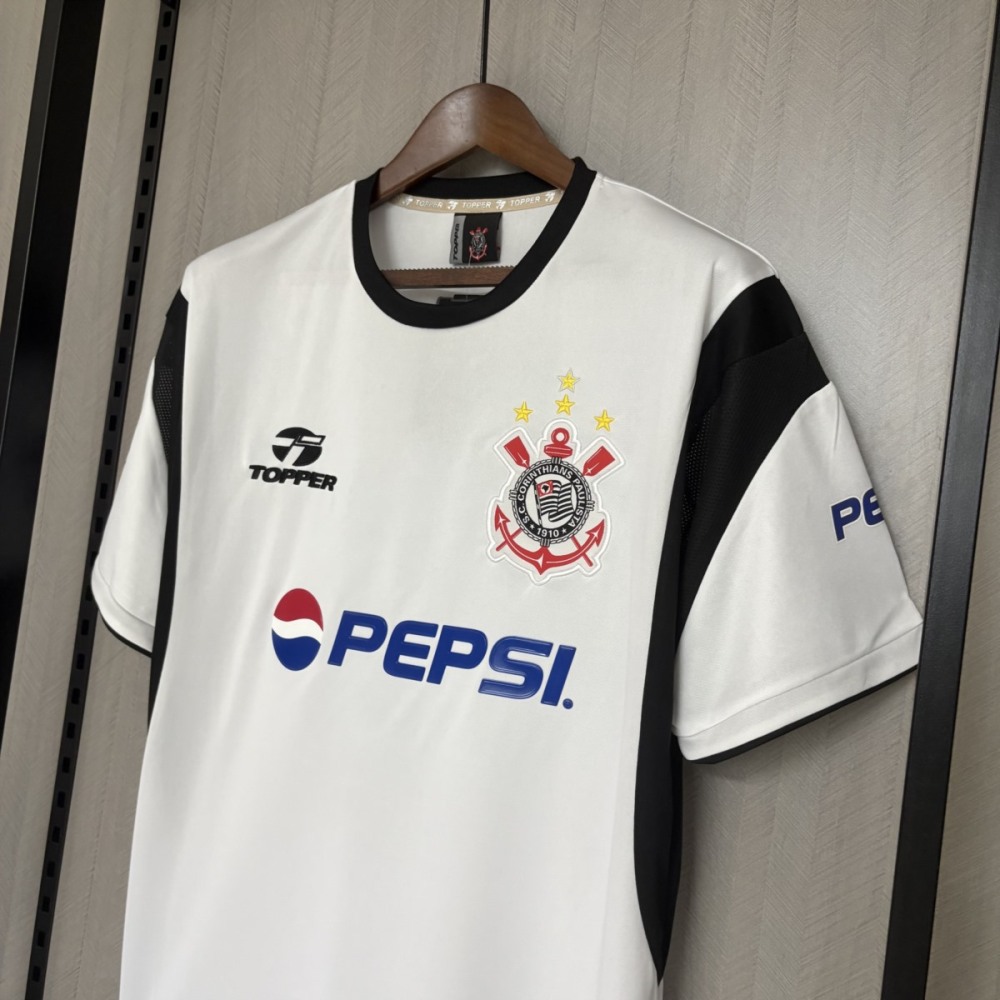 Retro 2003 Corinthians Home Jersey Fan Version
