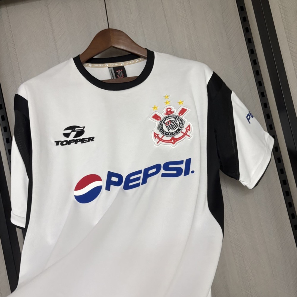 Retro 2003 Corinthians Home Jersey Fan Version