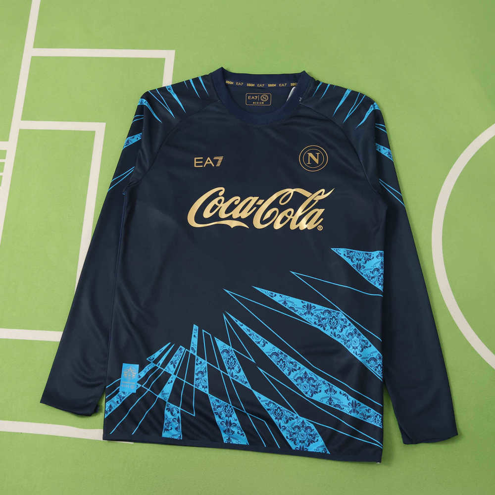 2025/26 Napoli Navy Blue Jersey Fan Version