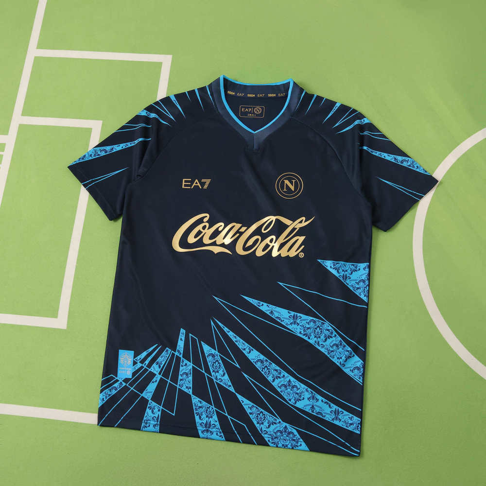 2025/26 Napoli Navy Blue Jersey Fan Version