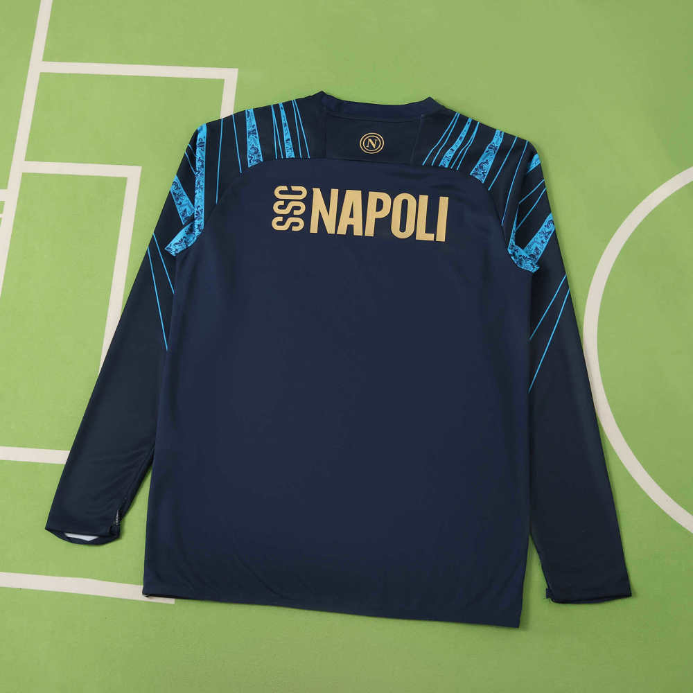 2025/26 Napoli Navy Blue Jersey Fan Version