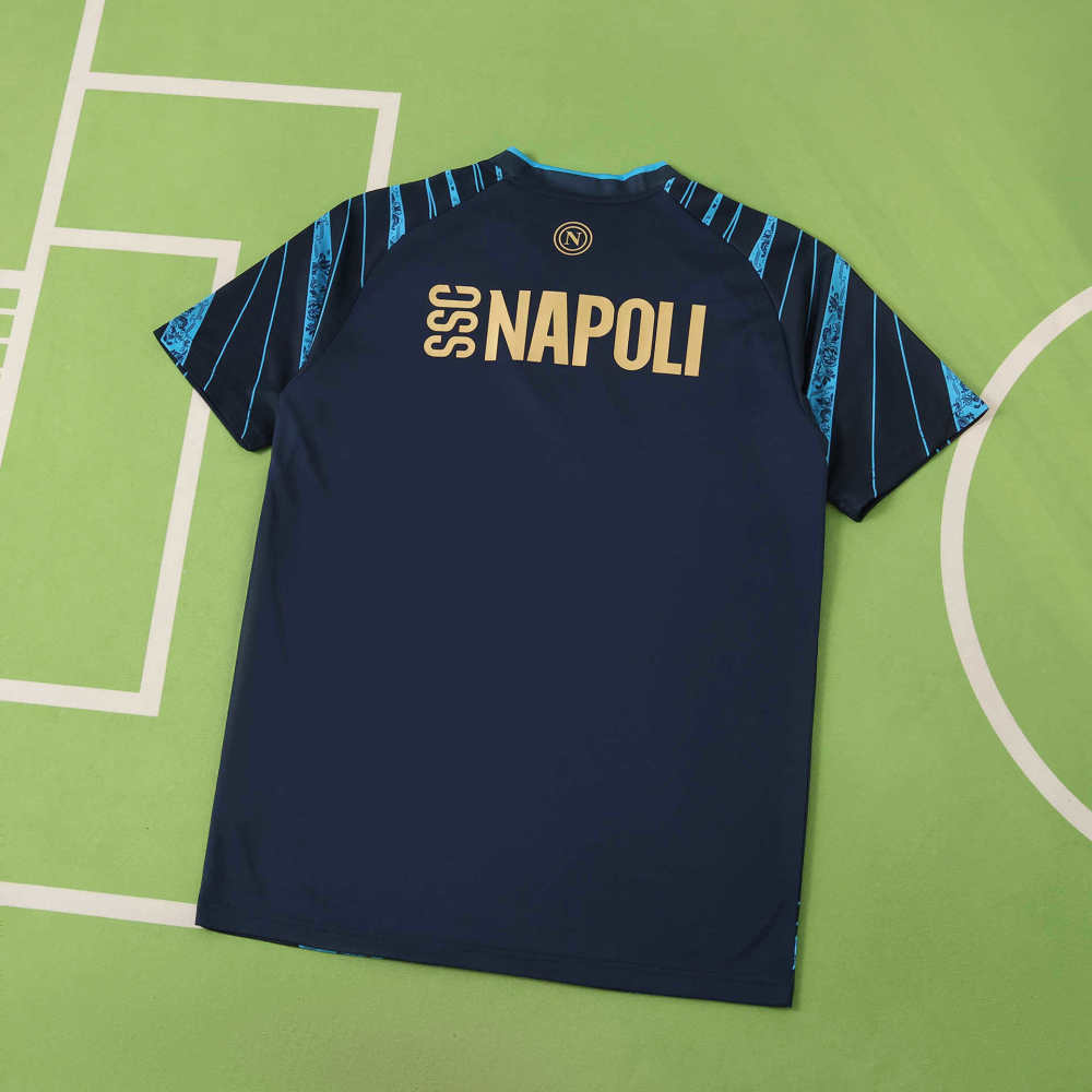 2025/26 Napoli Navy Blue Jersey Fan Version