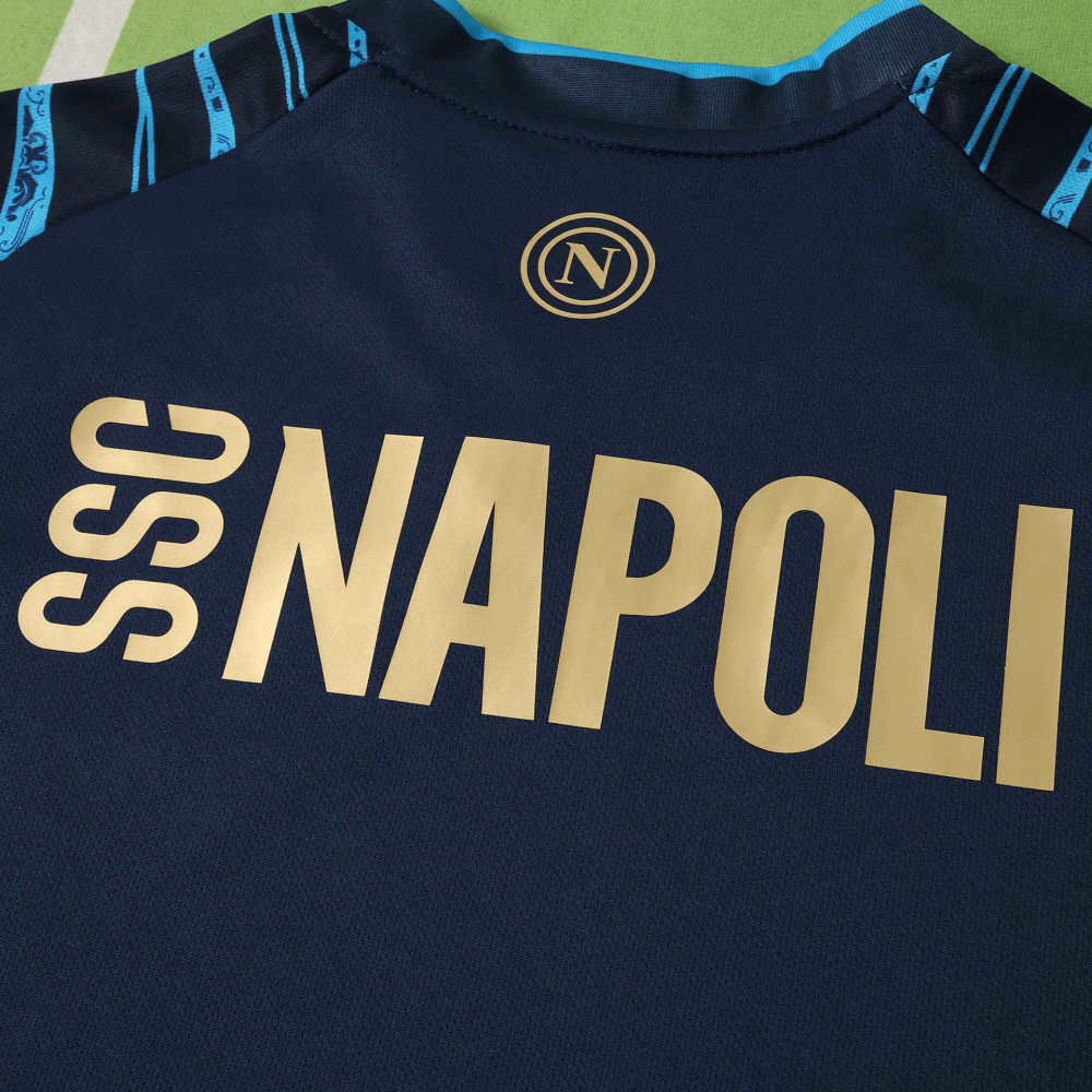 2025/26 Napoli Navy Blue Jersey Fan Version