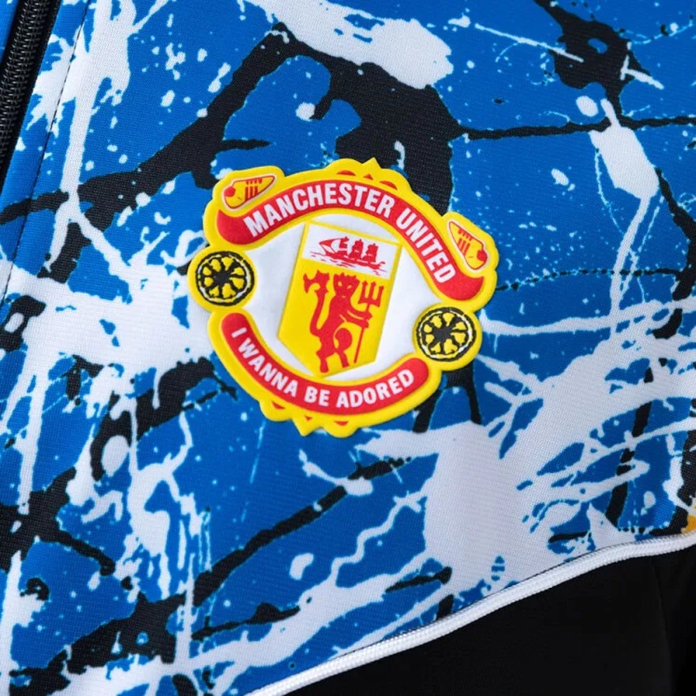 2026 Manchester United CO-Branded Black Windbreaker Sport Unifom