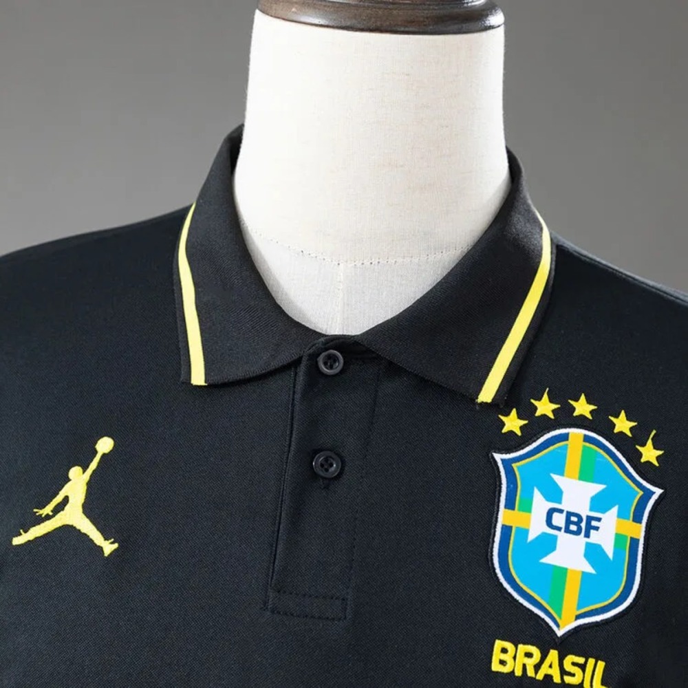 2026 Brazil Black Polo Fan version