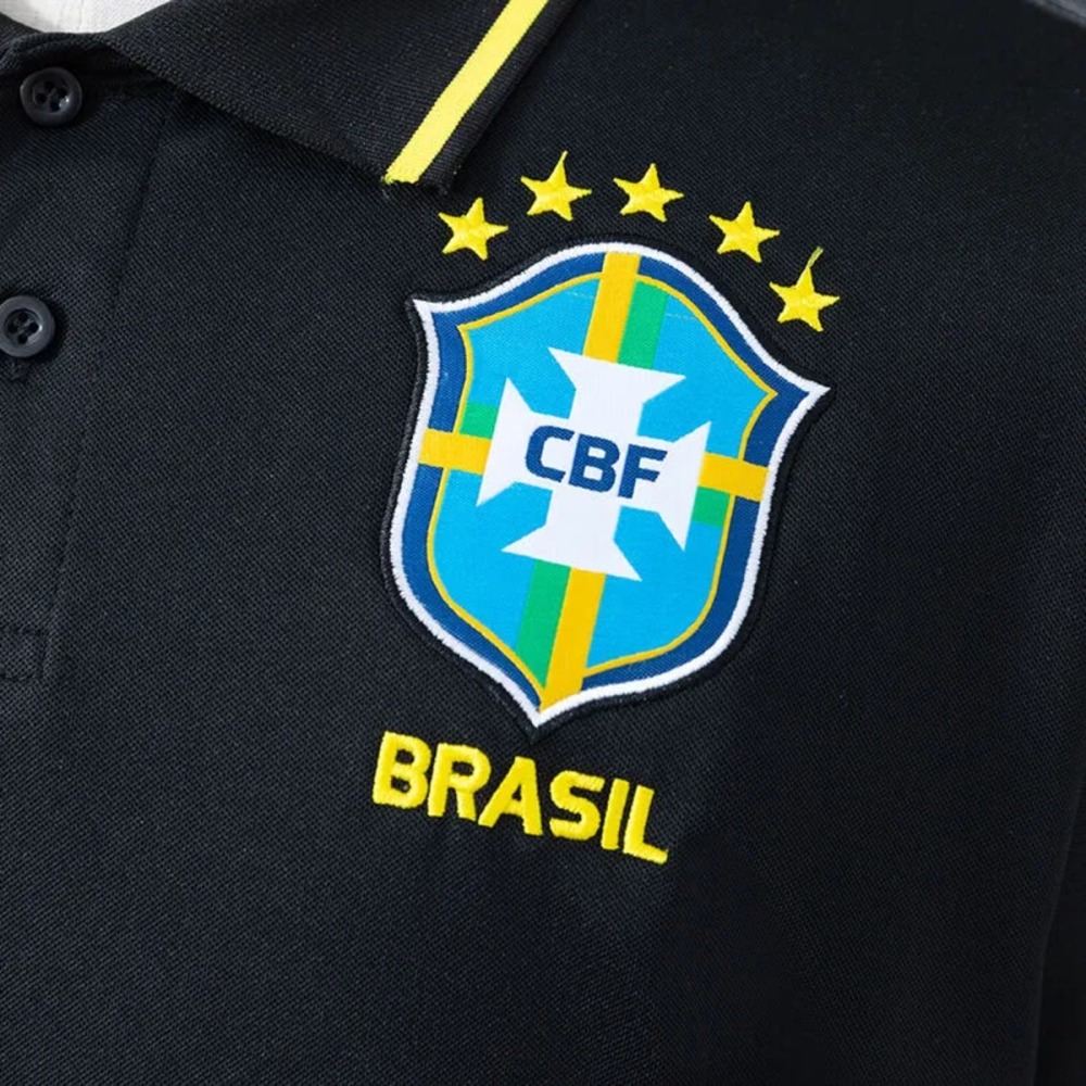 2026 Brazil Black Polo Fan version