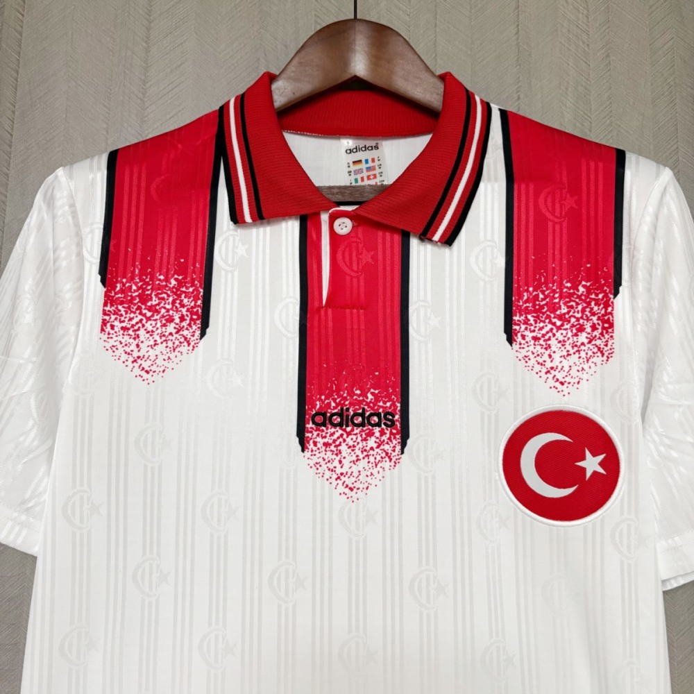 Retro Turkey 1996 Away jersey Fan Version