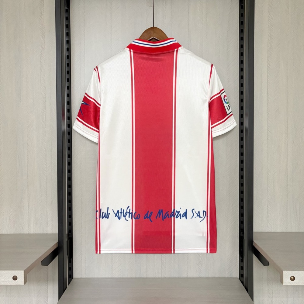 Retro Atletico Madrid 99/00 Home Jersey Fan Version