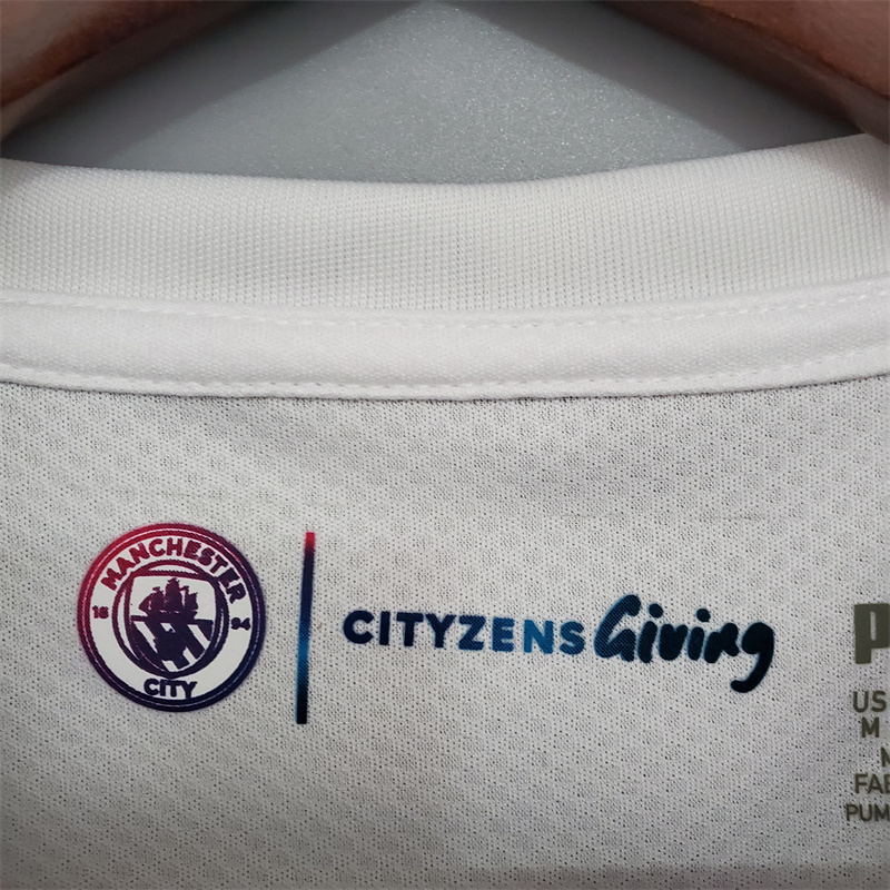 Retro Manchester City 2021/22 Away Jersey Fan Version