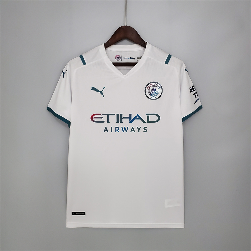 Retro Manchester City 2021/22 Away Jersey Fan Version
