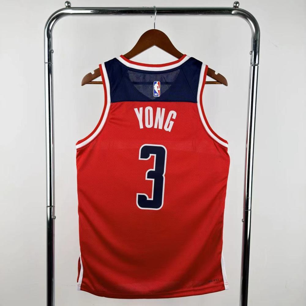 NBA Washington Wizards YOUNG#3 2022/23 Red Jersey