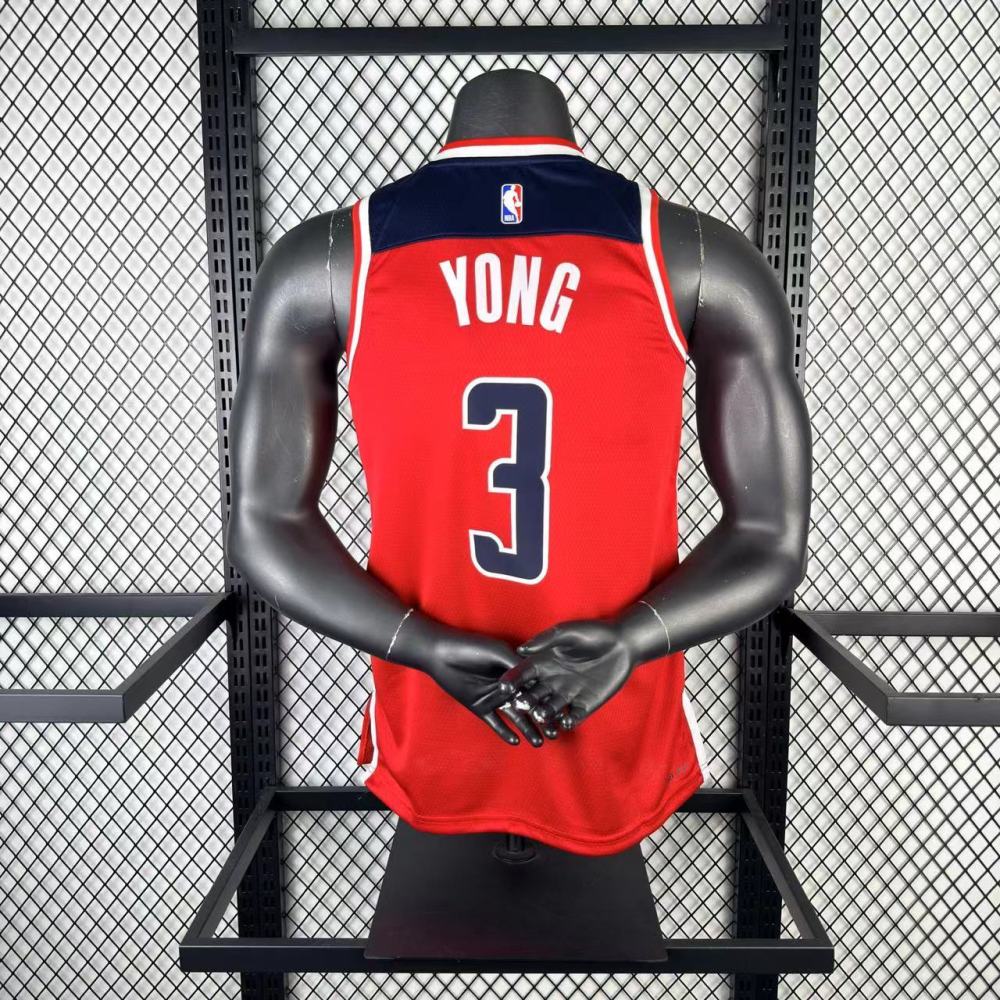 NBA Washington Wizards YOUNG#3 2022/23 Red Jersey