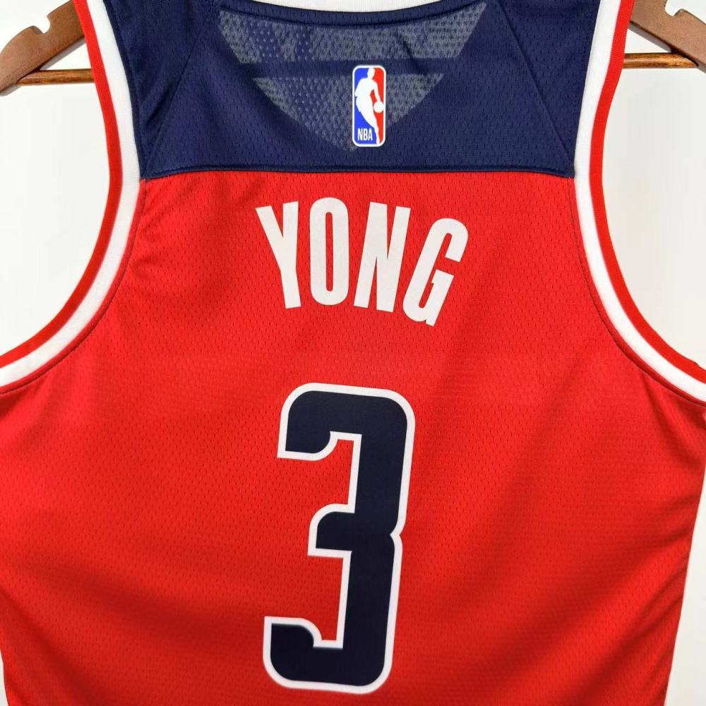NBA Washington Wizards YOUNG#3 2022/23 Red Jersey
