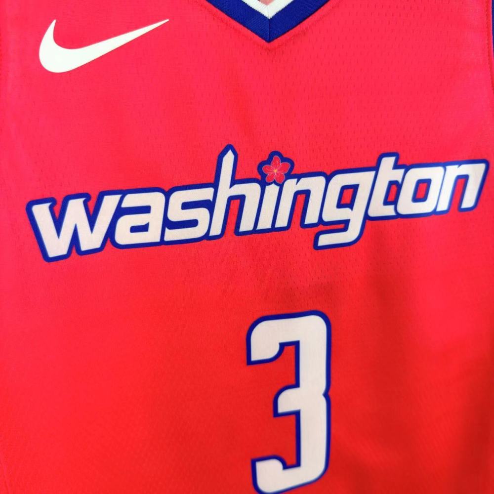 NBA Washington Wizards V-Neck Pink Jersey YOUNG#3