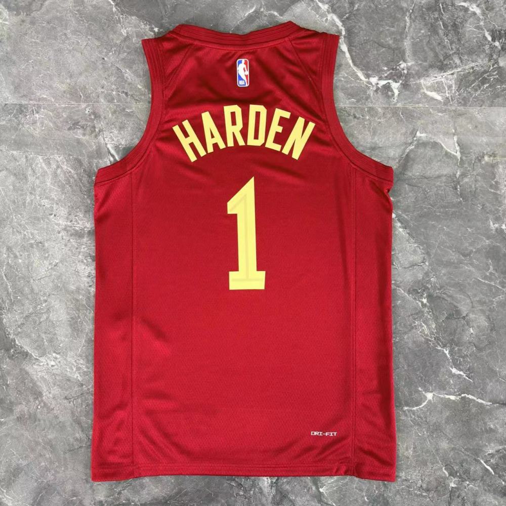 NBA Cleverland Cavaliers Round Neck Red jersey HARDEN#1