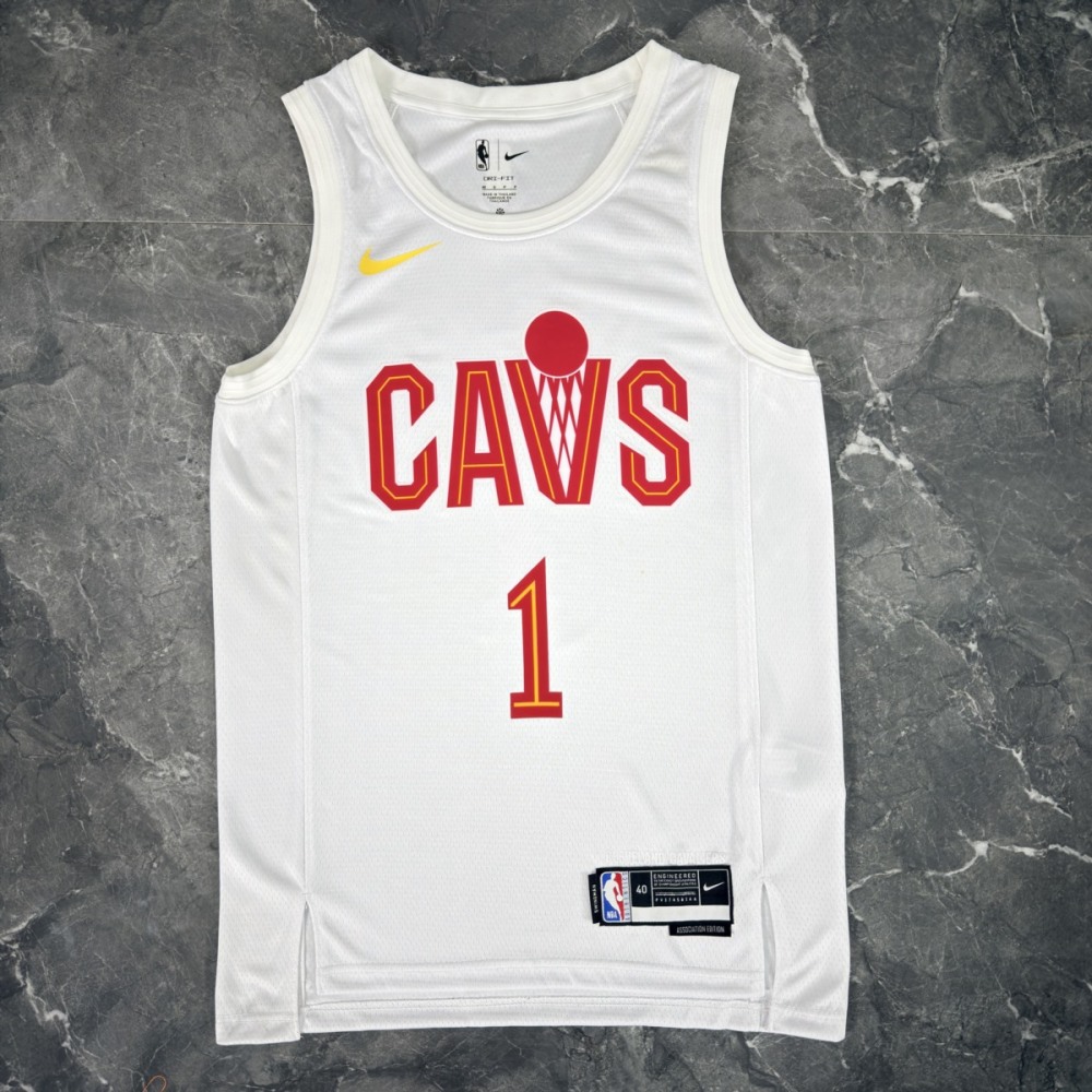 NBA Cleverland Cavaliers Round Neck White Jersey HARDEN#1