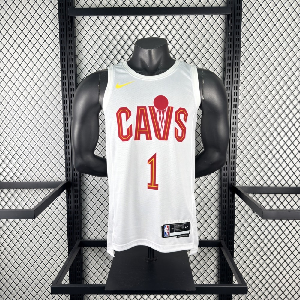 NBA Cleverland Cavaliers Round Neck White Jersey HARDEN#1