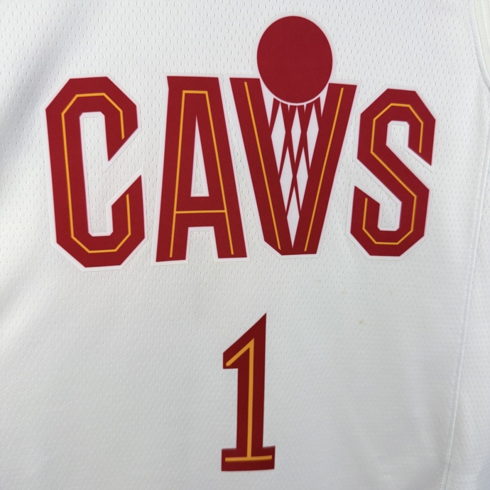 NBA Cleverland Cavaliers Round Neck White Jersey HARDEN#1