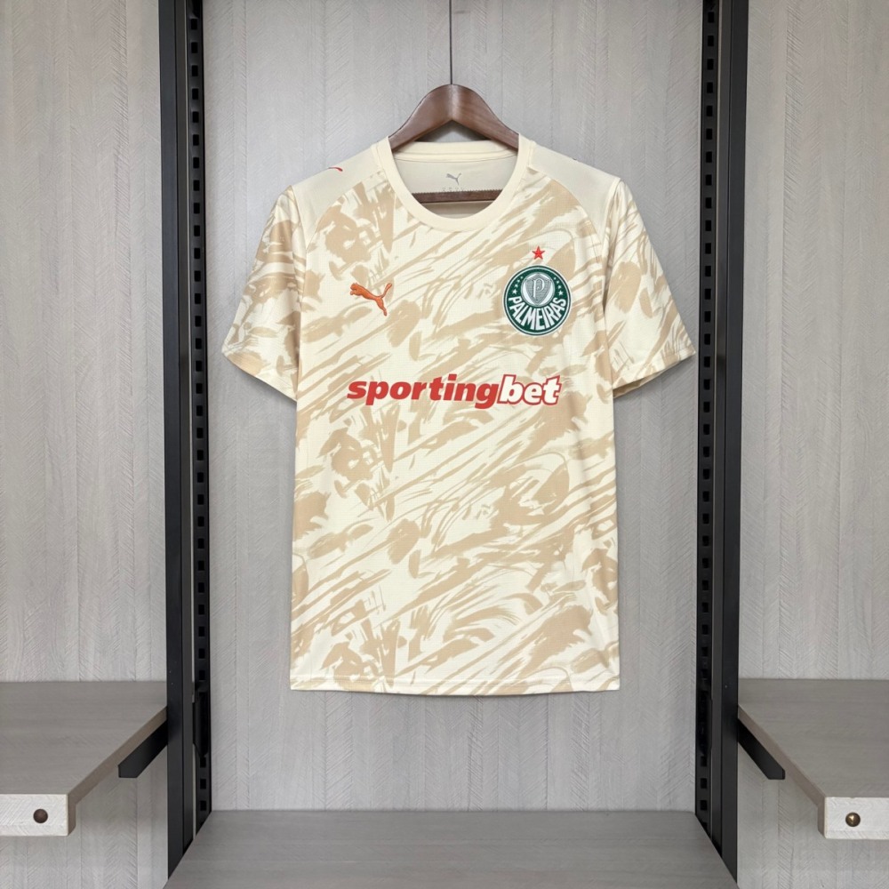 2026/27 Palmeiras Beige Jersey Fan Version