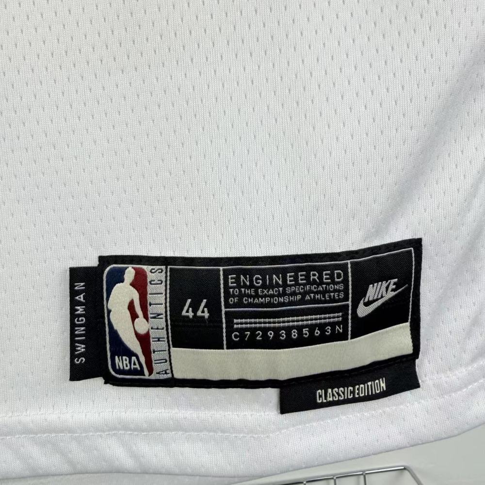 NBA Philadelphia 76ers 2026 Vintage Style White Jersey EMBIID#21