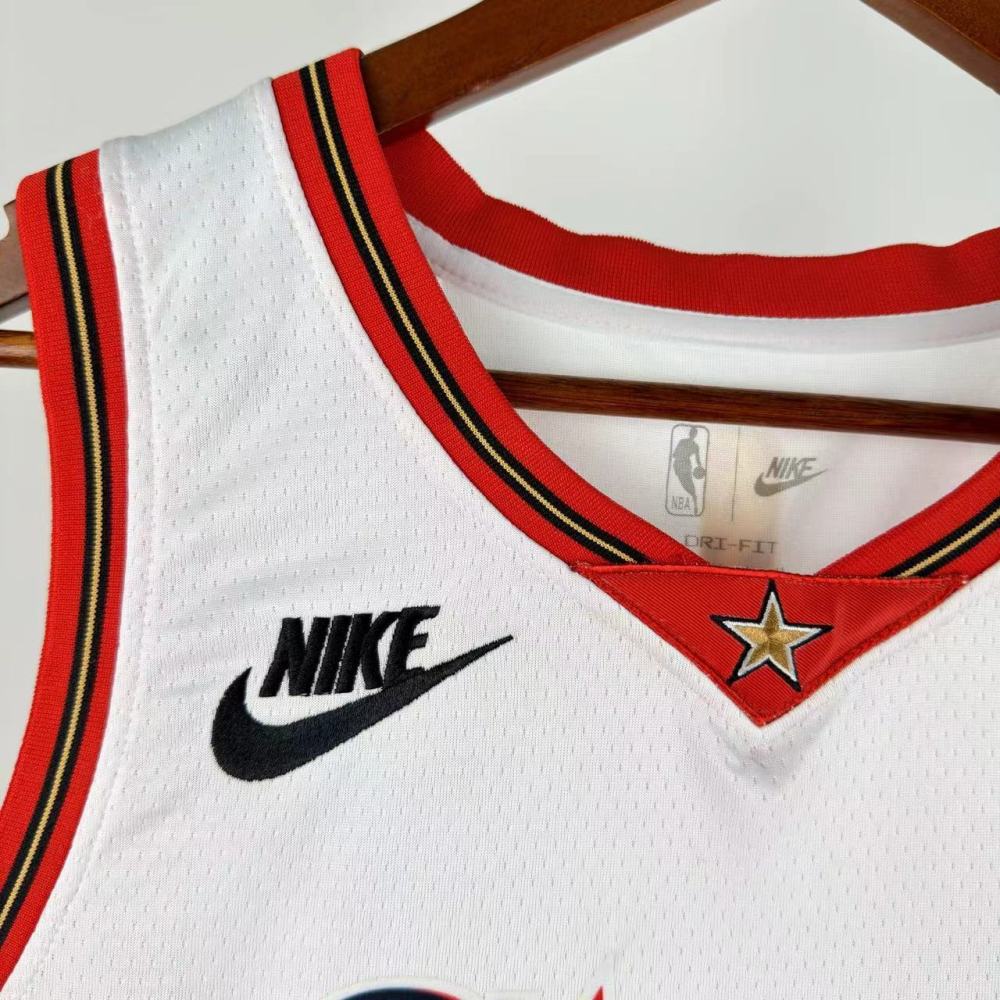 NBA Philadelphia 76ers 2026 Vintage Style White Jersey EMBIID#21