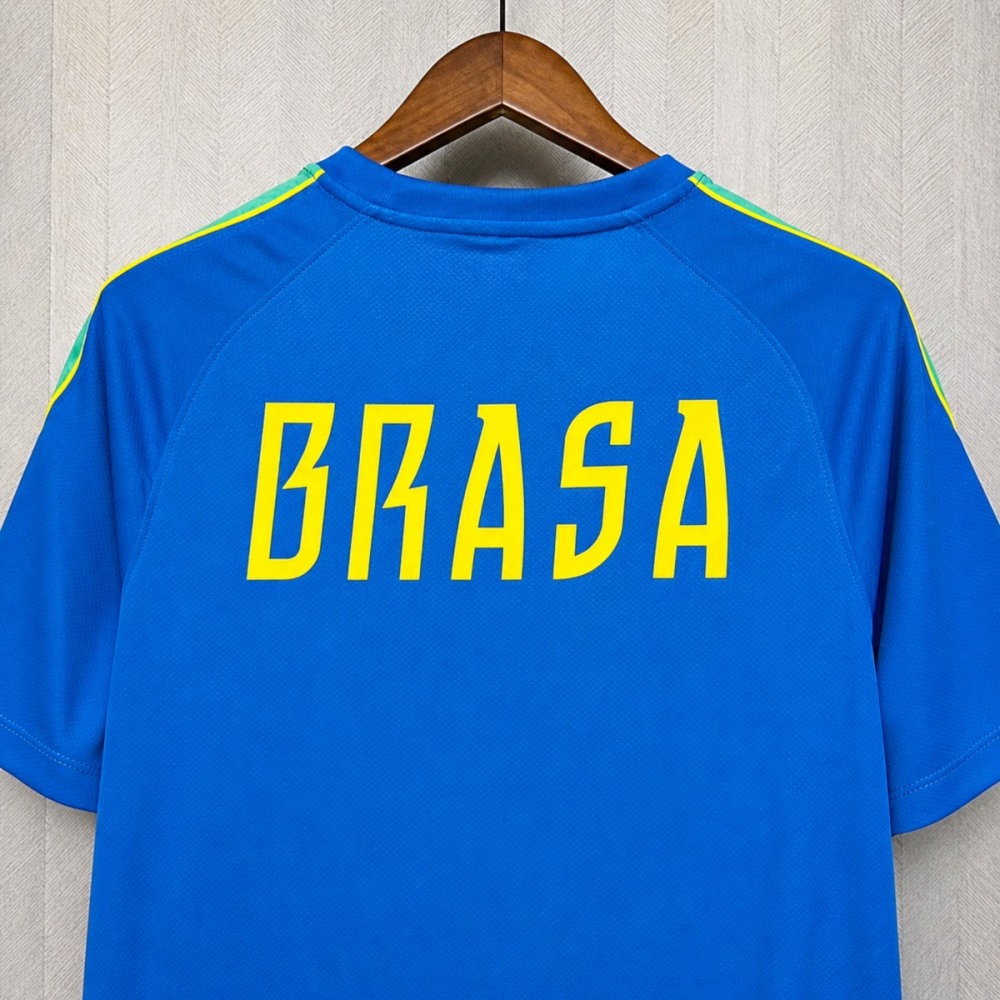 2026 Brazil Training Blue Jersey Fan version