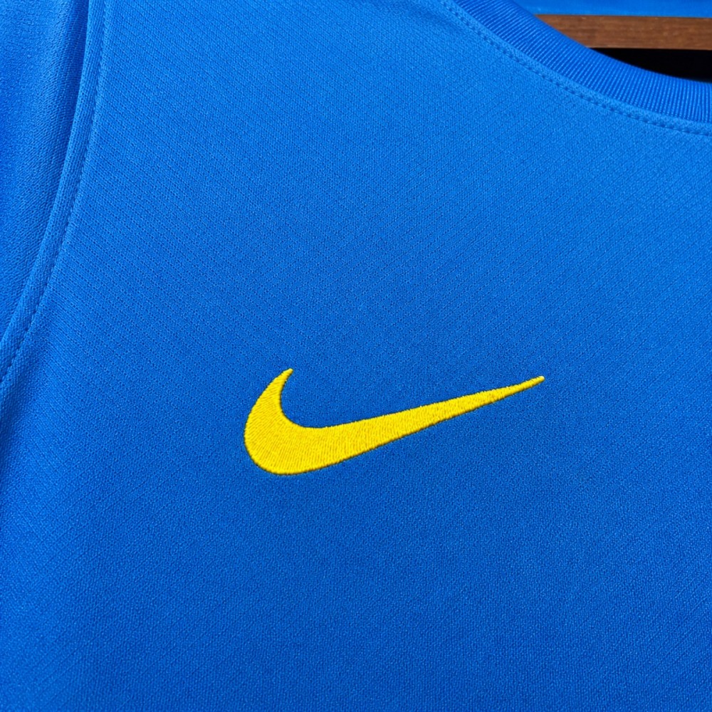 2026 Brazil Training Blue Jersey Fan version