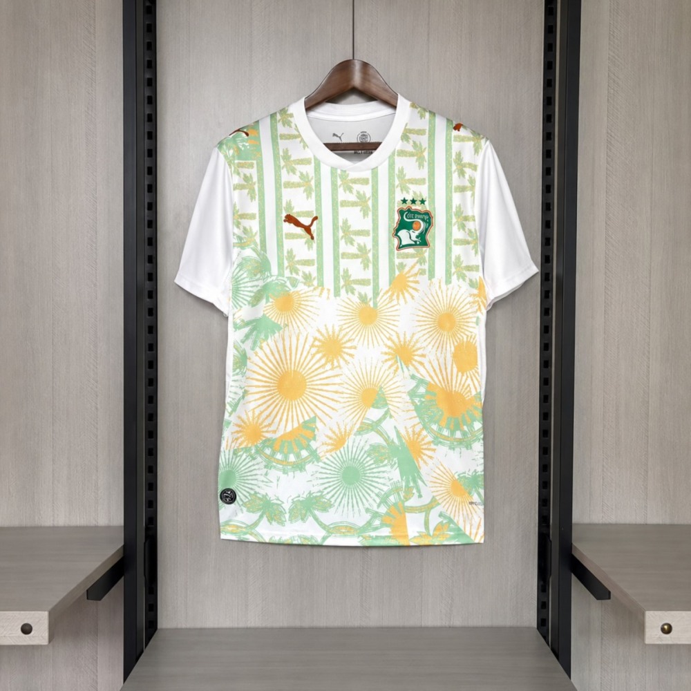 2026 Ivory Coast White Jersey Fan Version