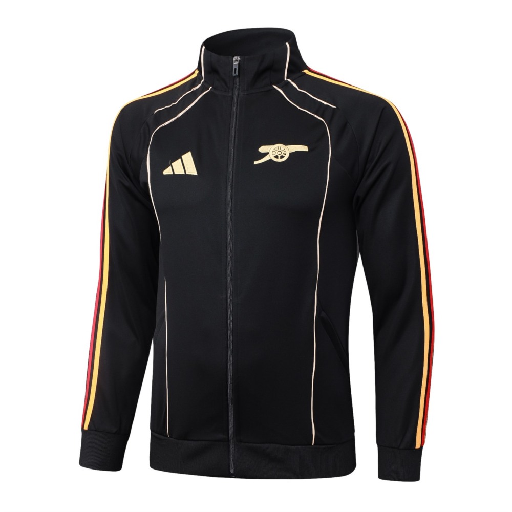 2026 Arsenal Black Jacket Training Suit Set