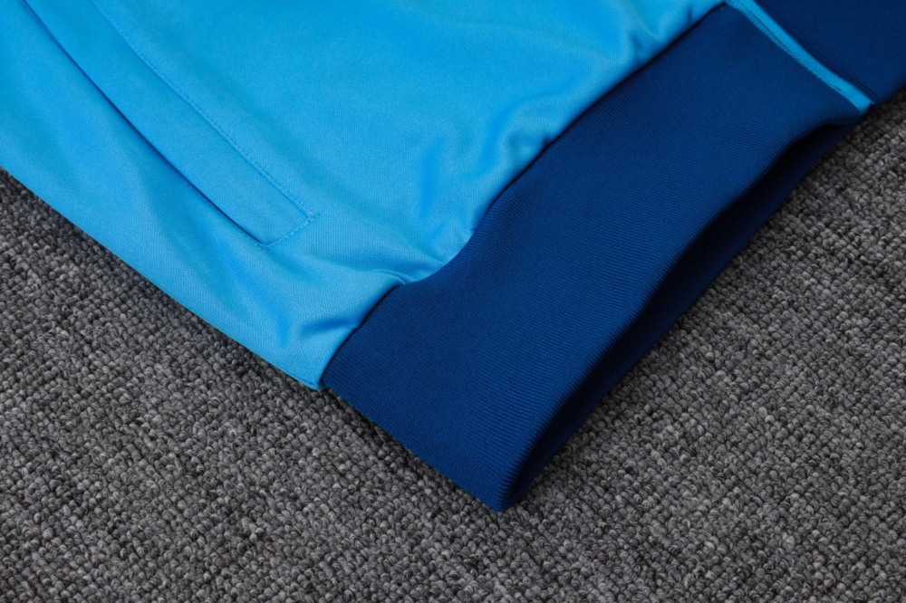2026 Barcelona Light blue Jacket Training Suit Set