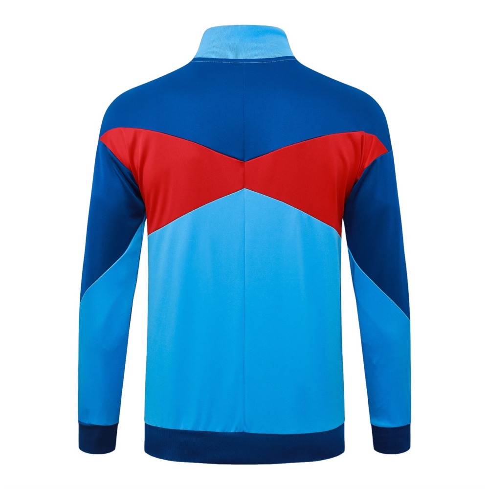 2026 Barcelona Light blue Jacket Training Suit Set