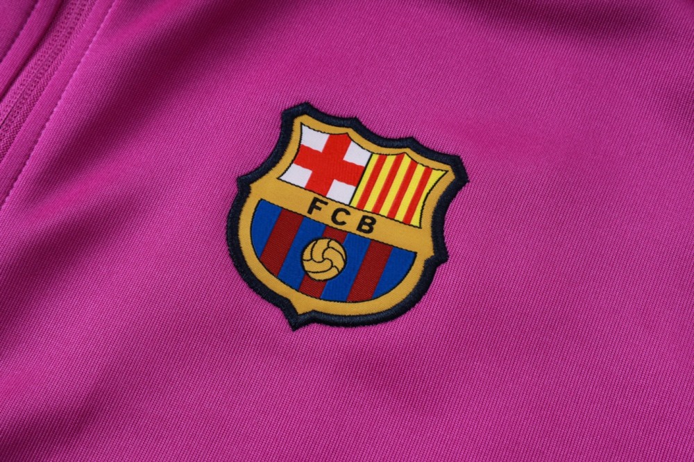 2026 Barcelona Purple Jacket Training Suit Set