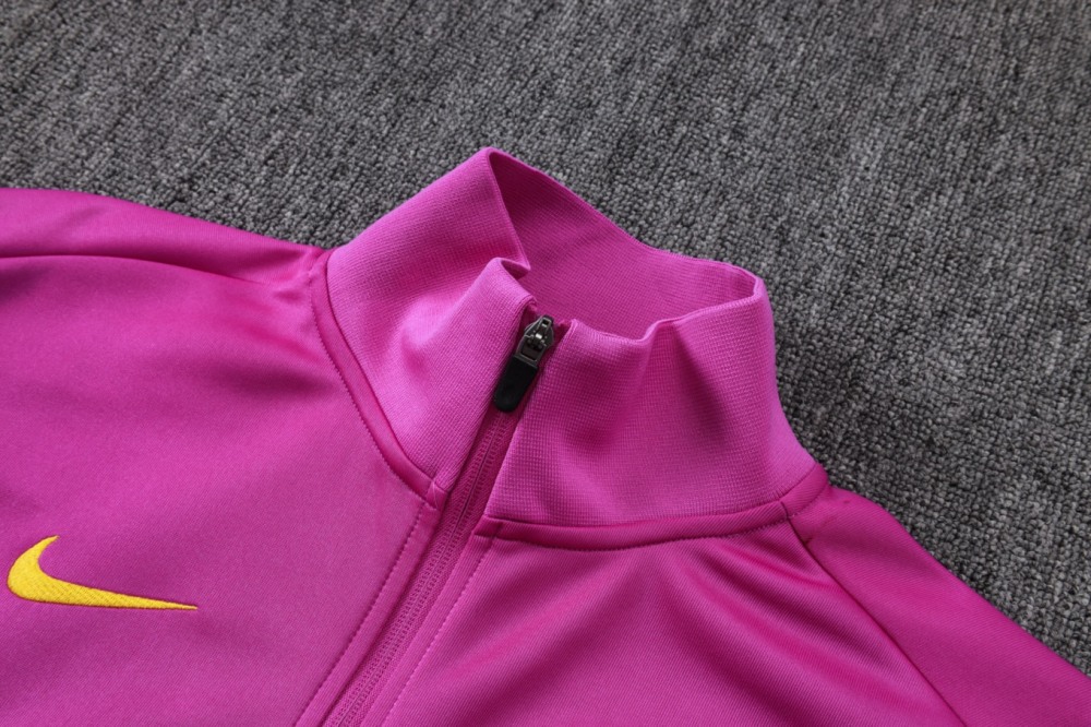 2026 Barcelona Purple Jacket Training Suit Set