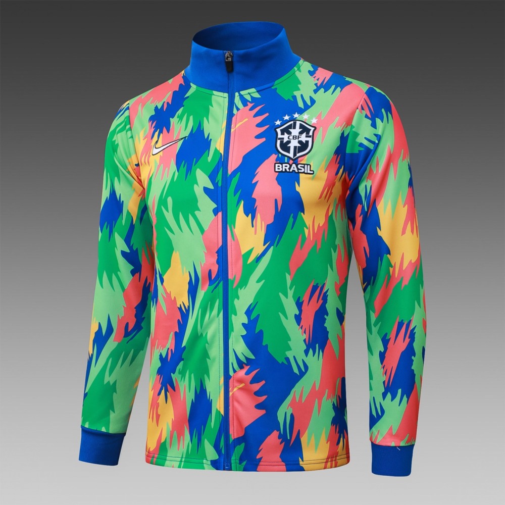 2026 Brazil Red Jacket Training Suit Set